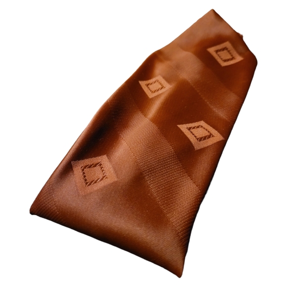 Richman Brothers Snapper Silver Snap Clip On Men's Tie Burgundy Polyester - Picture 5 of 12